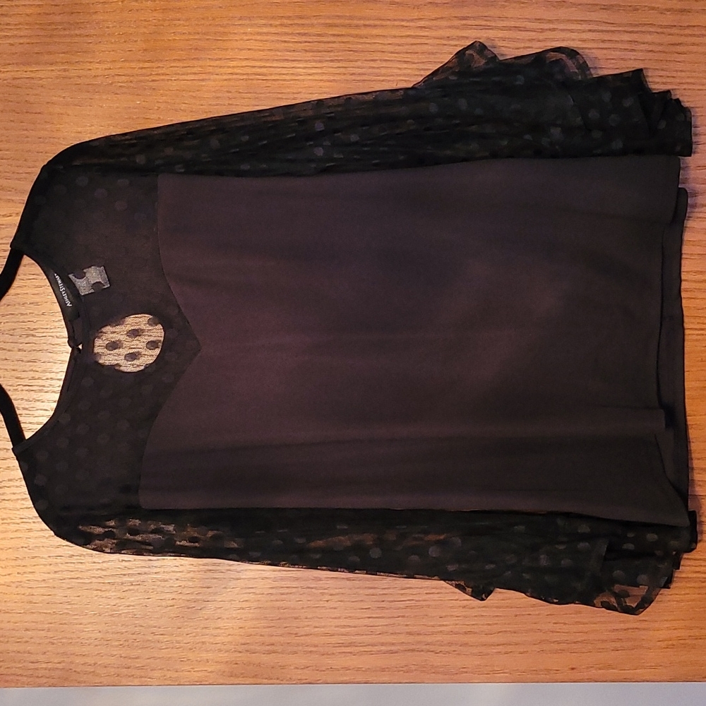 Ashley Stewart flare sleeve shirt